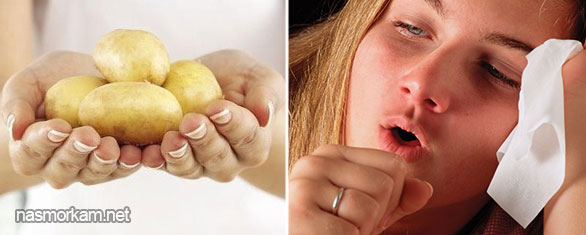 Ингаляции над картошкой при насморке: пошагово и с умом