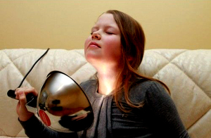 Лампа для прогревания горла в домашних условиях