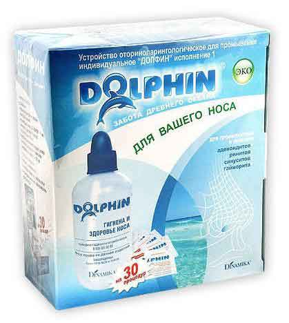 Долфин при гайморите — как правильно промывать нос