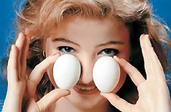прогревание носа яйцом