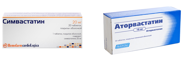 Симвастатин и Аторвастатин