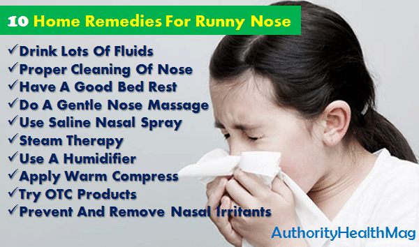 10 Home Remedies For A Leaky Nose