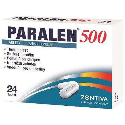 Paralen 500 tablety 24 ks
